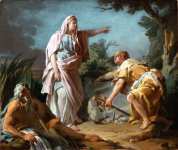 Nicolas-Guy Brenet - Aethra Showing her Son Theseus the Place Where his Father had Hidden his Arms
